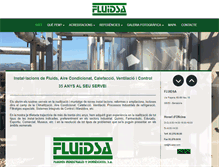 Tablet Screenshot of fluidsa.com